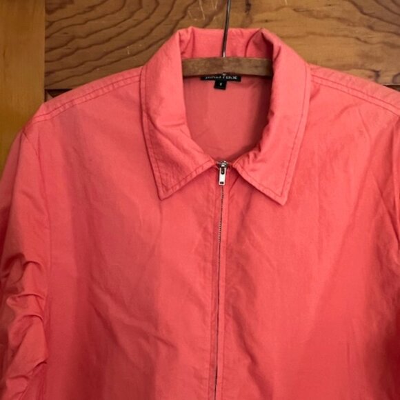 James Perse Zip Up Cotton Jacket Woman's Size 1 - Picture 2 of 9